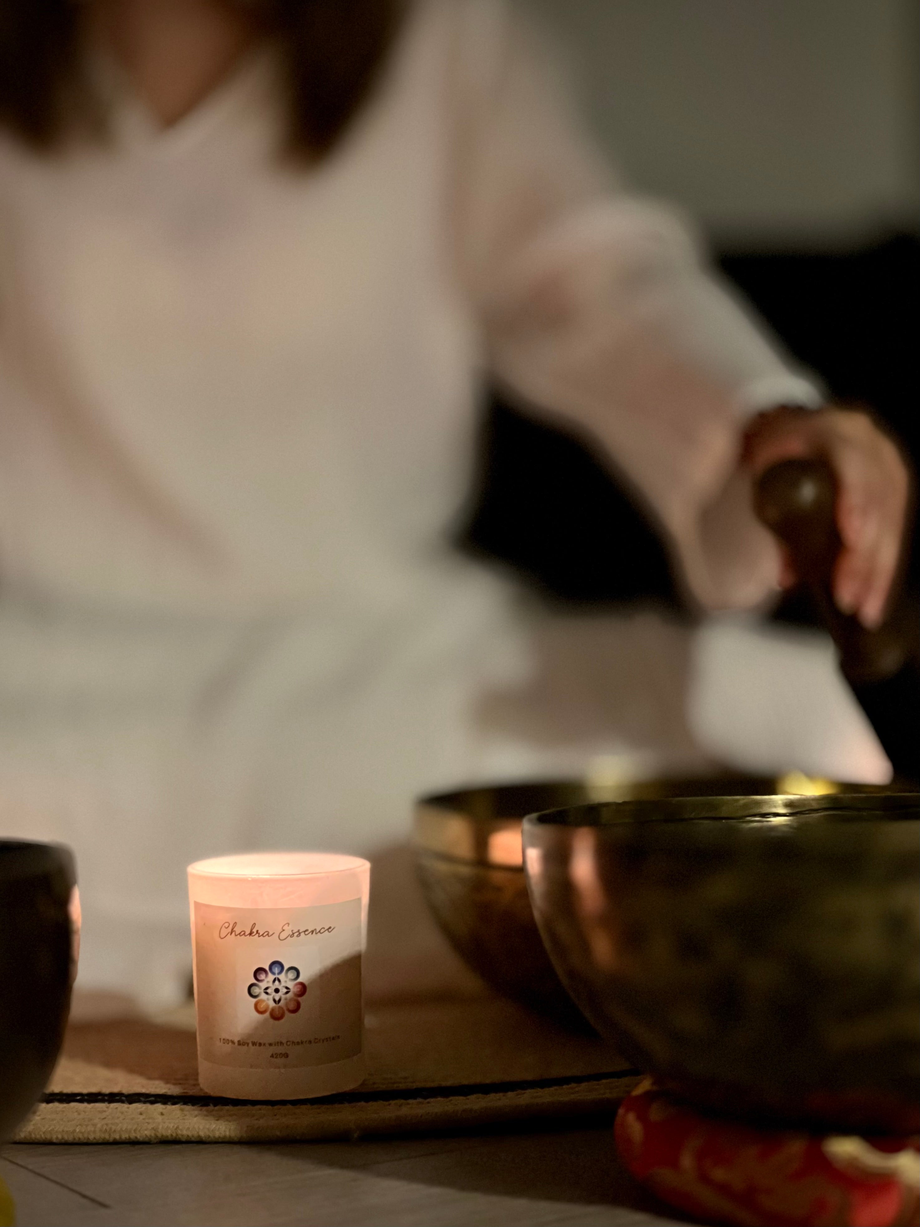 Chakra Candle Gift – Handmade Aromatherapy Soy Wax Candle for Meditation, Relaxation & Healing Energy