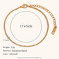 Gold Chain Bracelet Set – Layered Stackable Bracelets for Women, Adjustable Fashion Jewelry