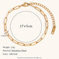 Gold Chain Bracelet Set – Layered Stackable Bracelets for Women, Adjustable Fashion Jewelry