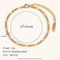 Gold Chain Bracelet Set – Layered Stackable Bracelets for Women, Adjustable Fashion Jewelry