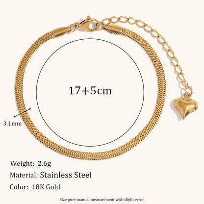Gold Chain Bracelet Set – Layered Stackable Bracelets for Women, Adjustable Fashion Jewelry