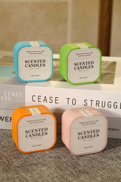 Mini Travel Soy Wax Candles – Scented, Portable & Colorful Gift Set with Natural Fragrances