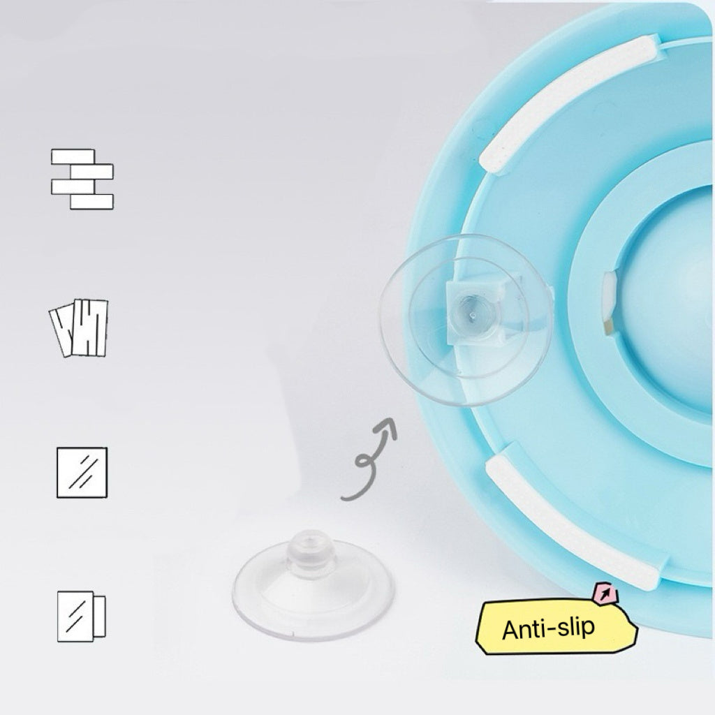 Slow Feeder Bowl for Cats & Dogs for Liquid Treats, Anti-Slip Licking Feeding Dish, Interactive Pet Toy for Slow Eating & Anxiety Relief