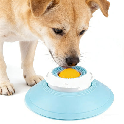 Slow Feeder Bowl for Cats & Dogs for Liquid Treats, Anti-Slip Licking Feeding Dish, Interactive Pet Toy for Slow Eating & Anxiety Relief