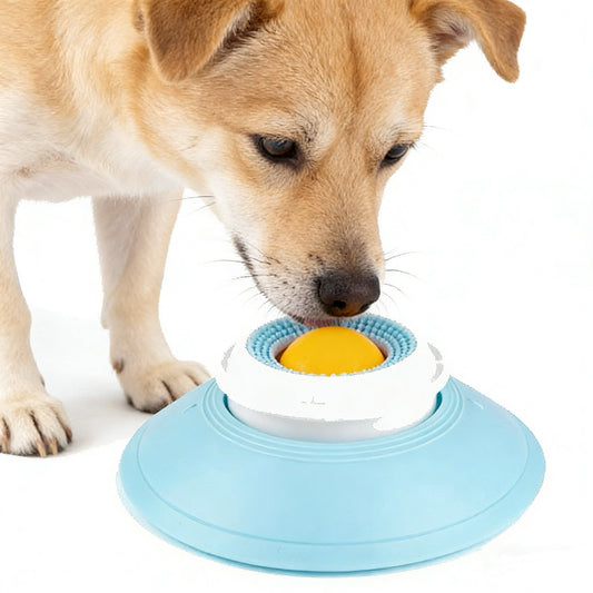 Slow Feeder Bowl for Cats & Dogs for Liquid Treats, Anti-Slip Licking Feeding Dish, Interactive Pet Toy for Slow Eating & Anxiety Relief