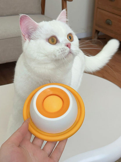 Slow Feeder Bowl for Cats & Dogs for Liquid Treats – Anti-Slip Licking Treat Dish, Interactive Enrichment Toy for Slow Eating