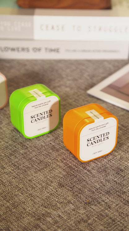 Mini Travel Soy Wax Candles – Scented, Portable & Colorful Gift Set with Natural Fragrances